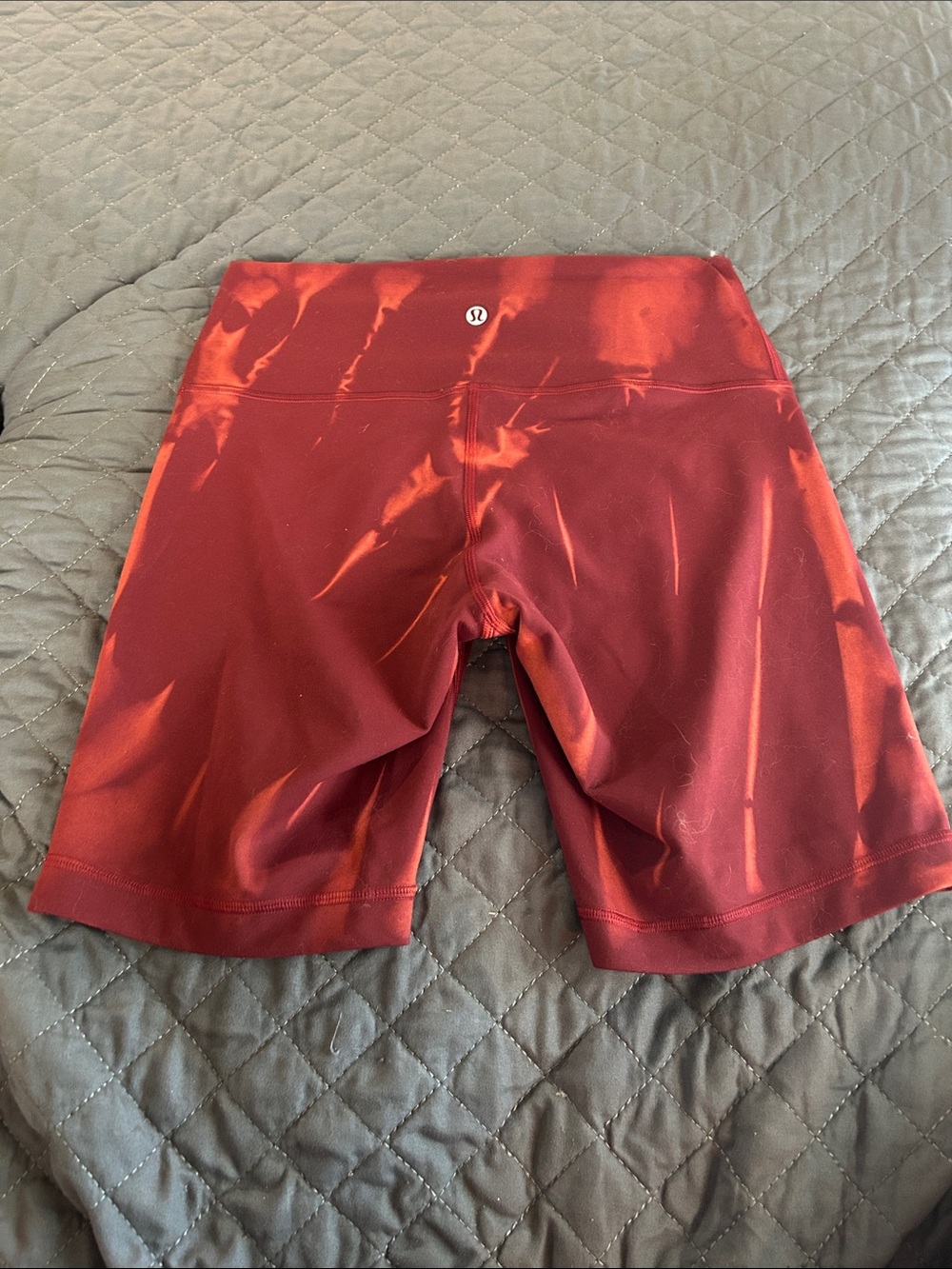 lululemon athletica High-Rise Maroon Bike Shorts